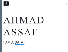 Tablet Screenshot of ahmadassaf.com